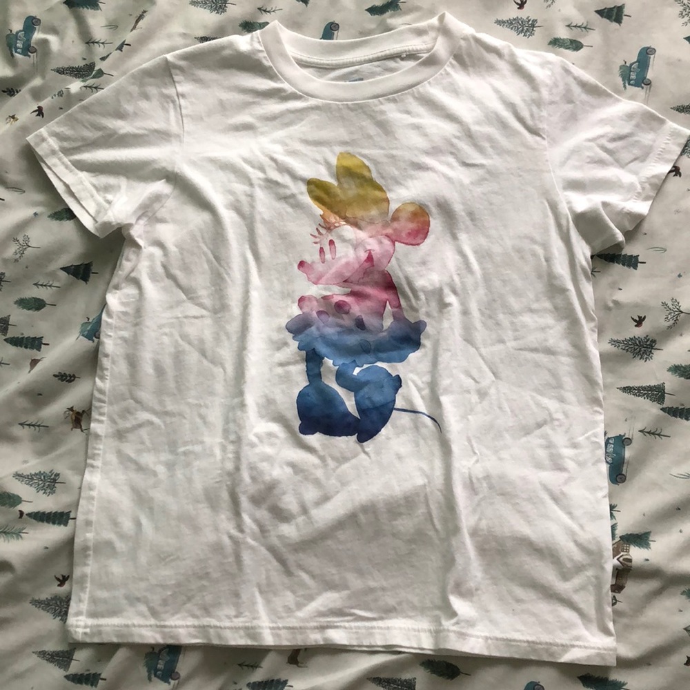 Rainbow ombré Minnie Mouse T-shirt